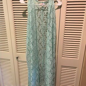 LuLaRoe Light Blue Lace Dress